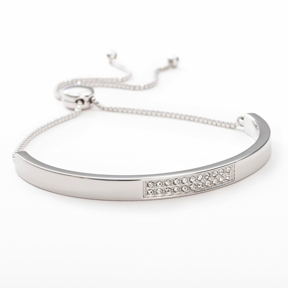 Touchstone Crystal Slide Over Bracelet